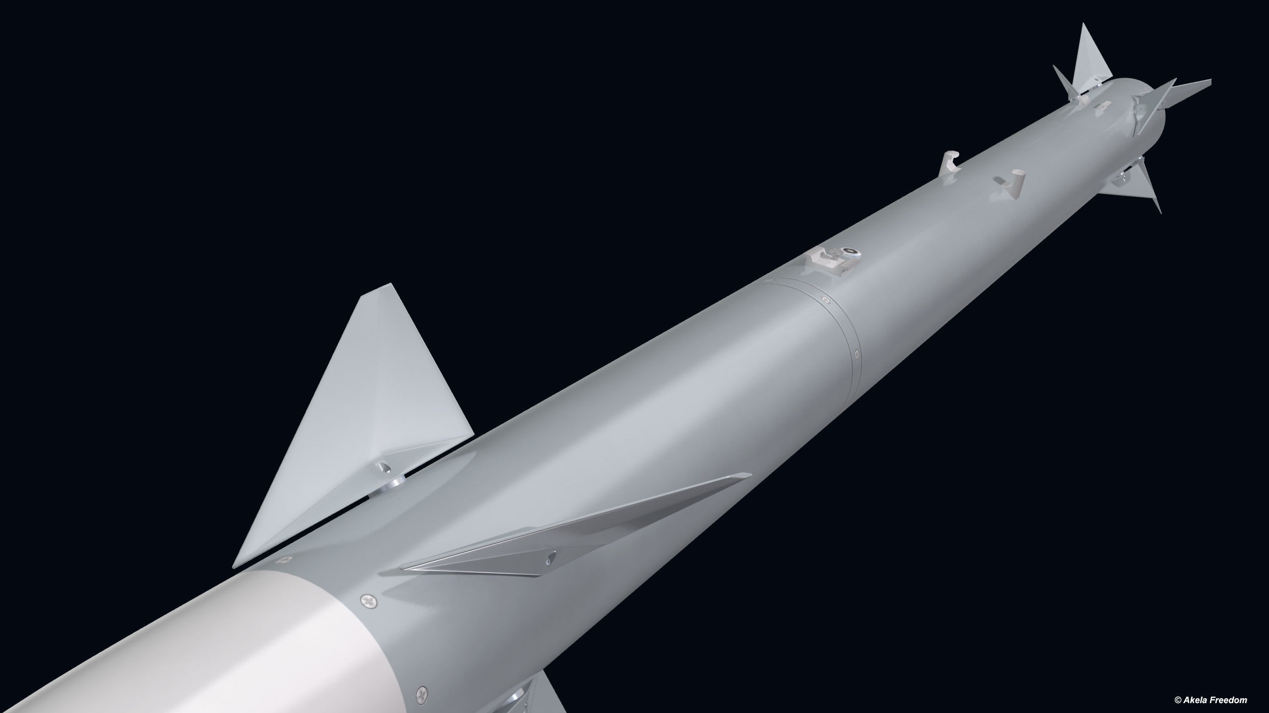 SkySpear Missile 3D model_4