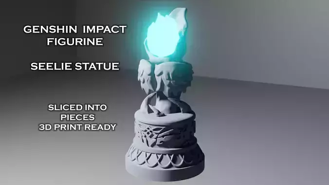 Seelie Statue -- Genshin Impact Figurine -- 3D Print Ready