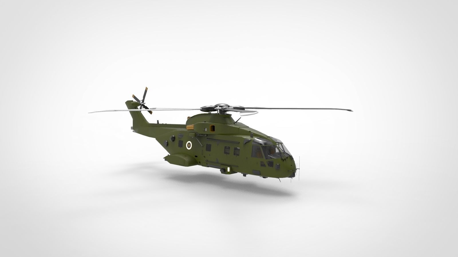 AW101 EH101 Merlin 3D model_1