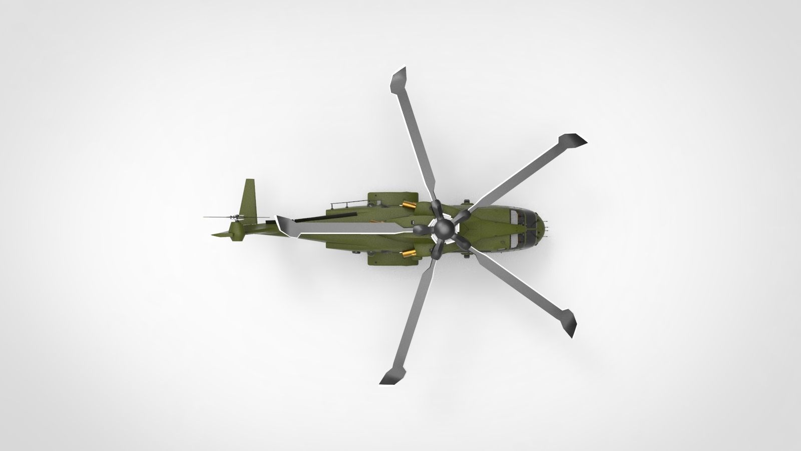AW101 EH101 Merlin 3D model_3