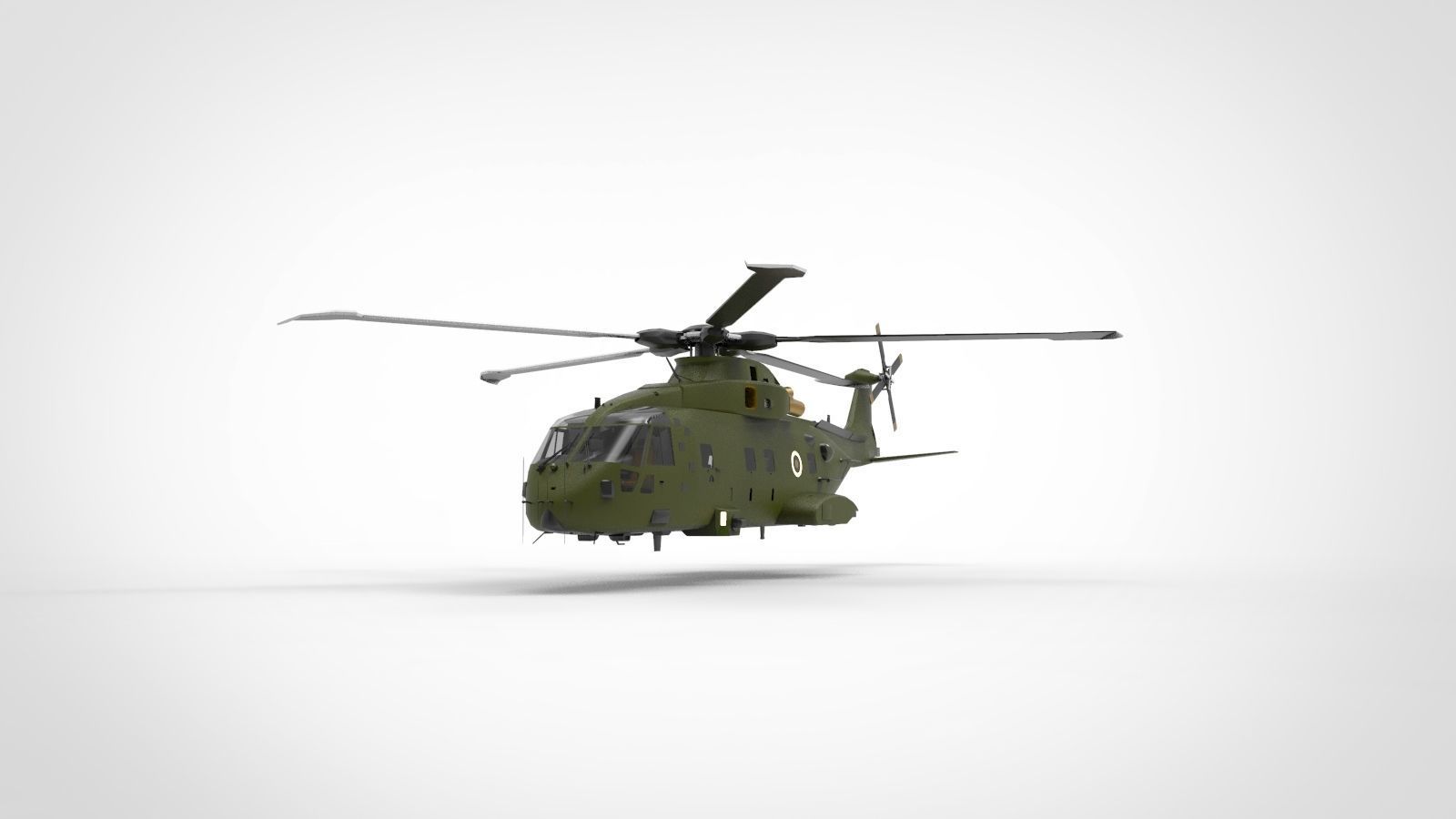 AW101 EH101 Merlin 3D model_5