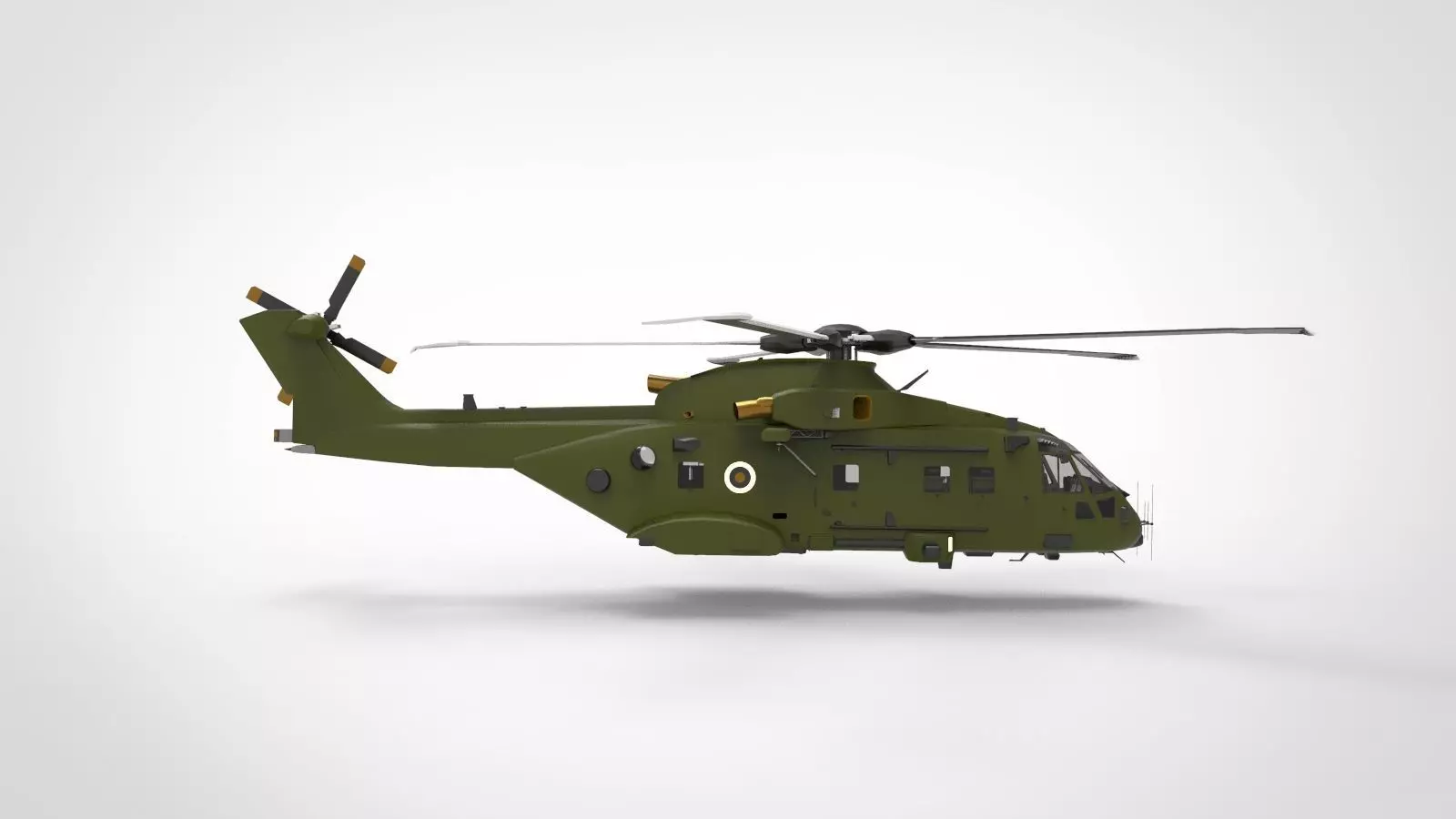 AW101 EH101 Merlin 3D model_0