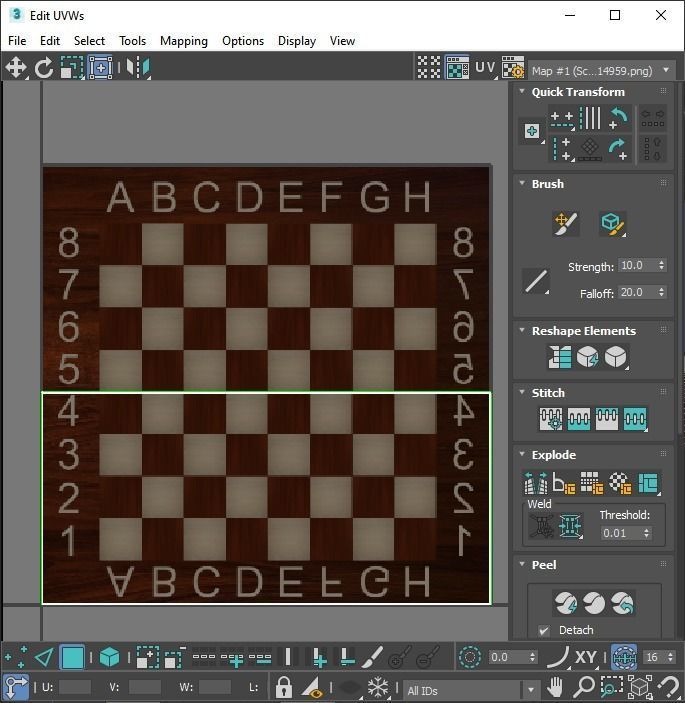 Closed Chess Board 3D model_23