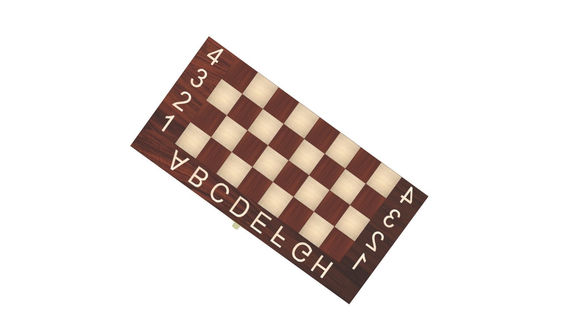 Closed Chess Board 3D model_3