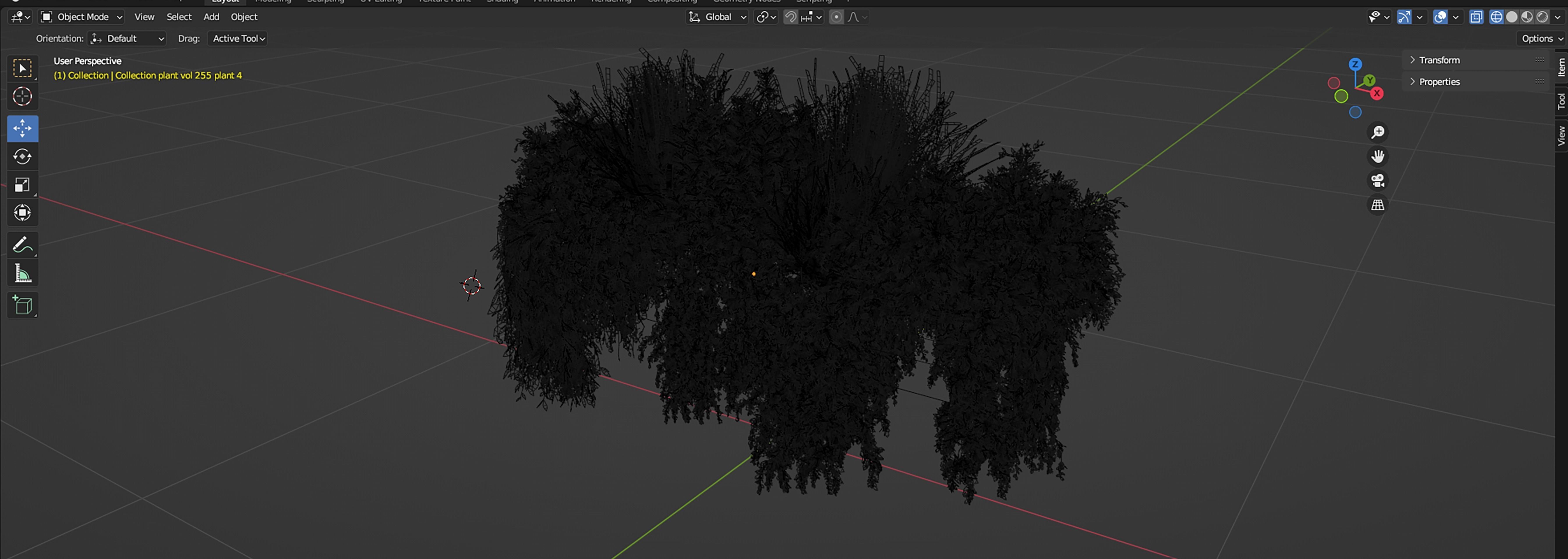 Collection plant vol 255 - blender model  3D model_7