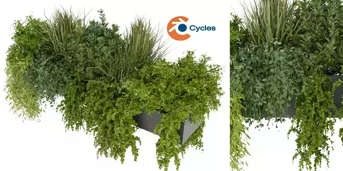 Collection plant vol 255 - blender model  3D model