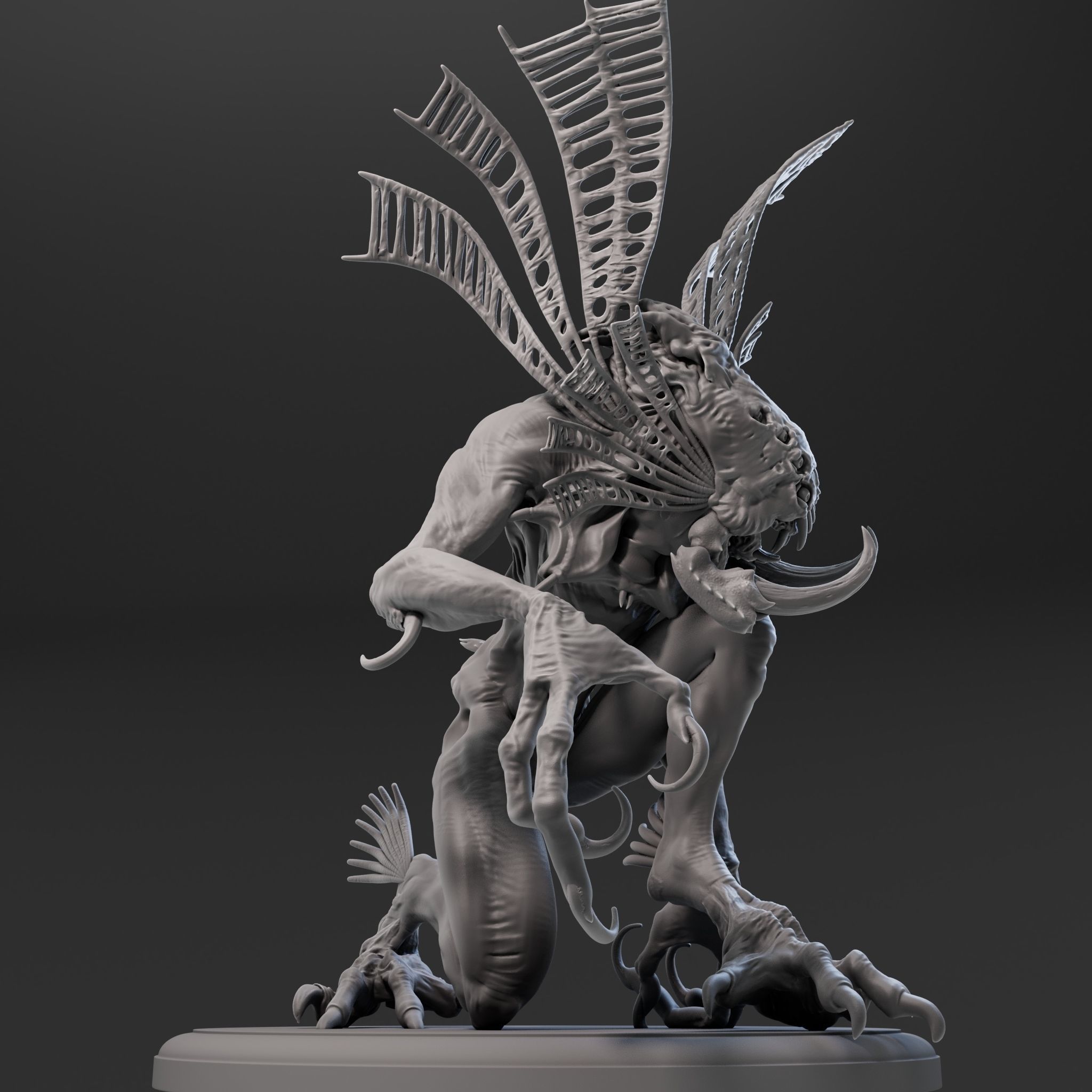 Amphibia High Poly for 3d Print 3D print model_18