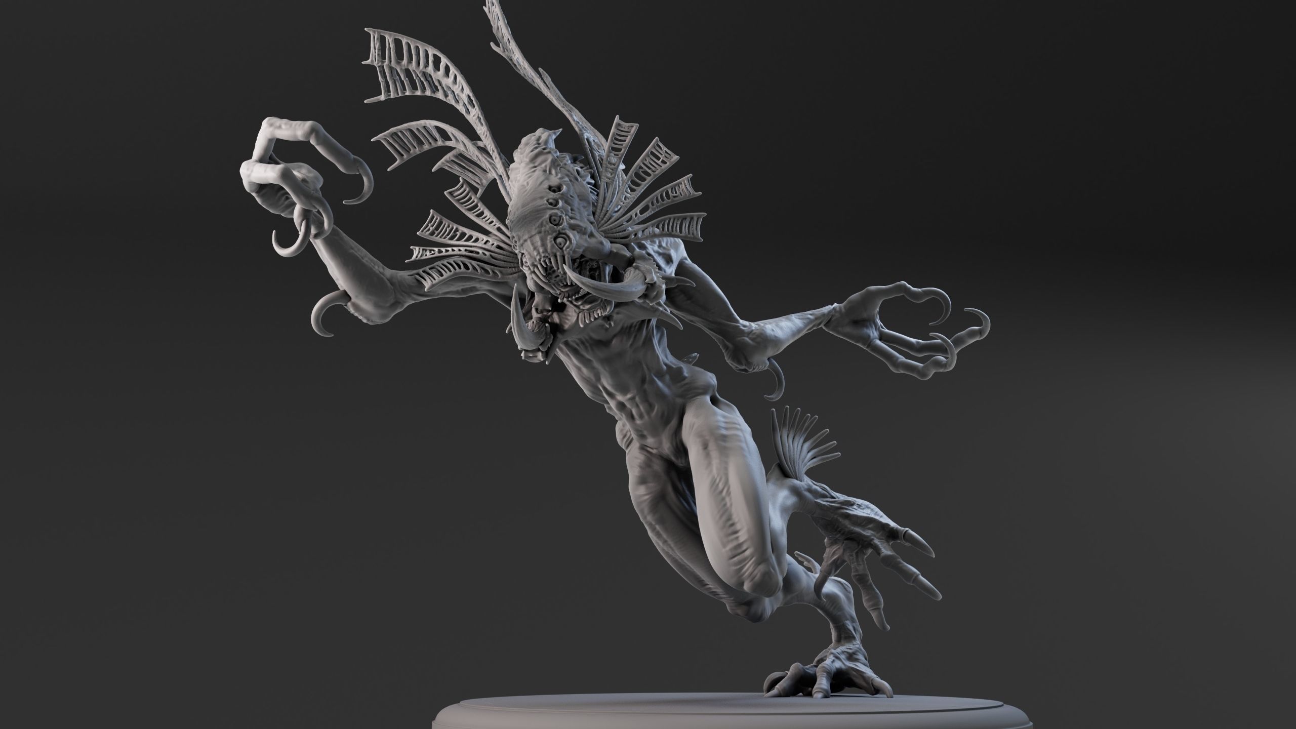 Amphibia High Poly for 3d Print 3D print model_12