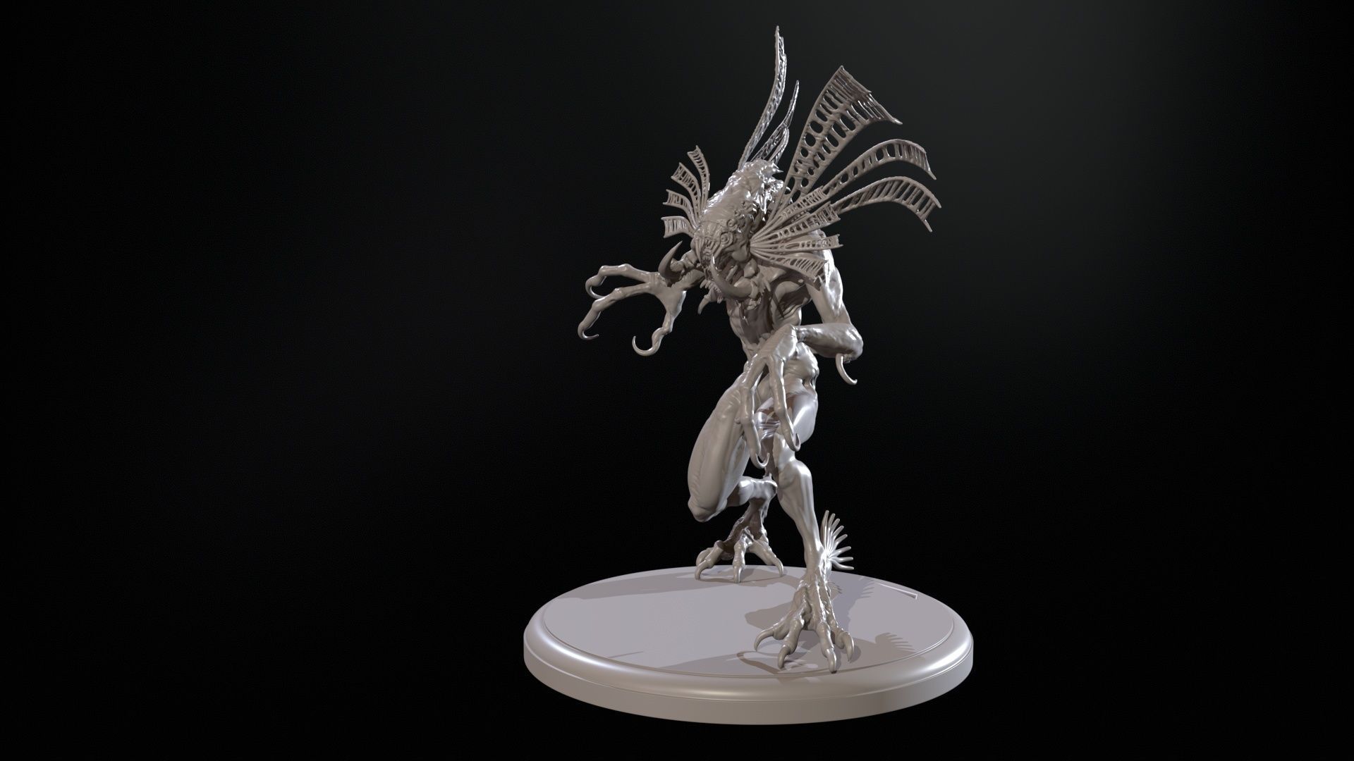 Amphibia High Poly for 3d Print 3D print model_23