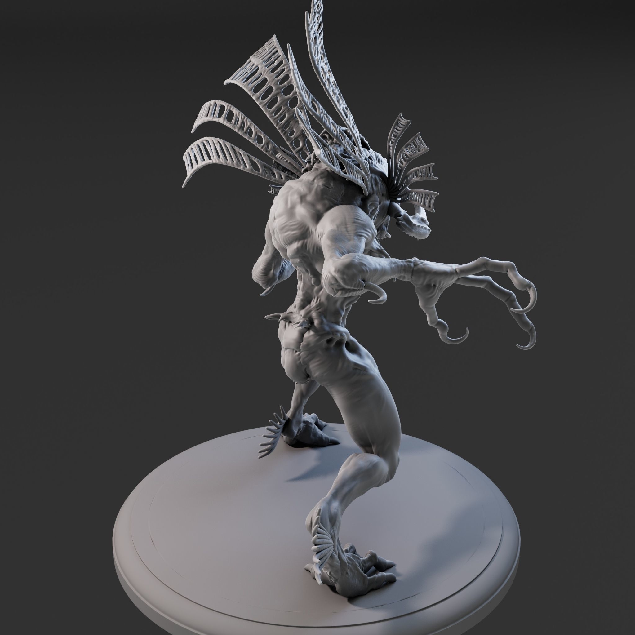 Amphibia High Poly for 3d Print 3D print model_6