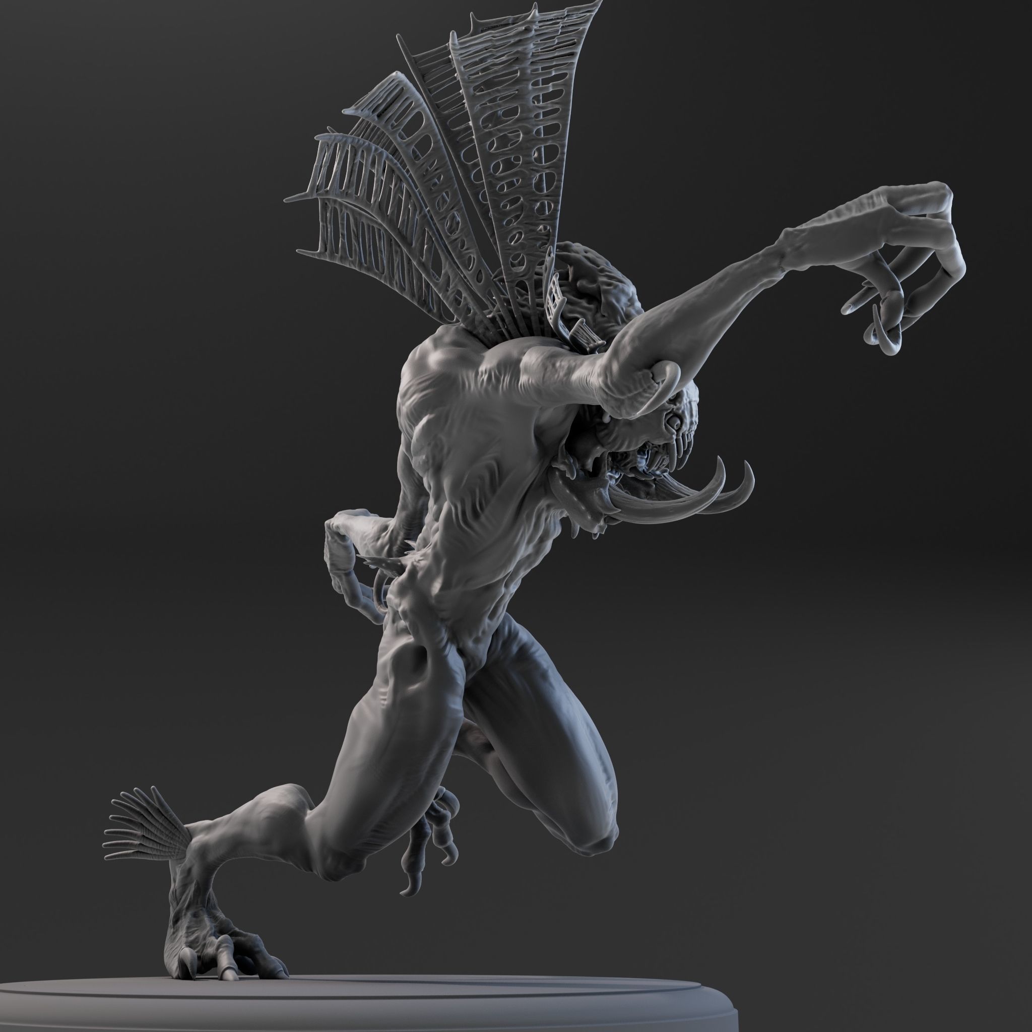 Amphibia High Poly for 3d Print 3D print model_14