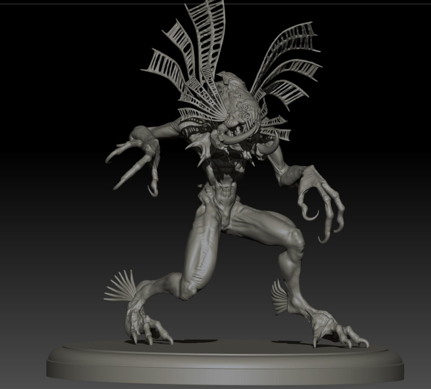 Amphibia High Poly for 3d Print 3D print model_8