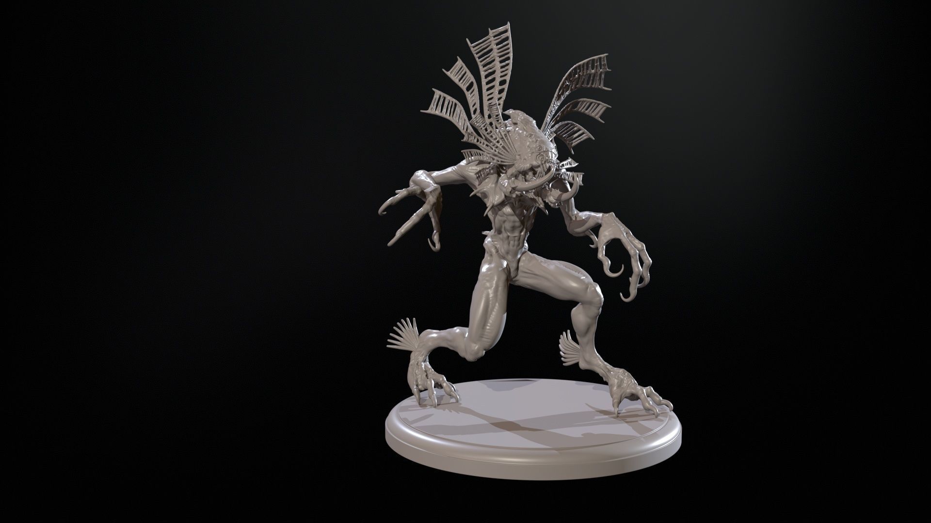 Amphibia High Poly for 3d Print 3D print model_24