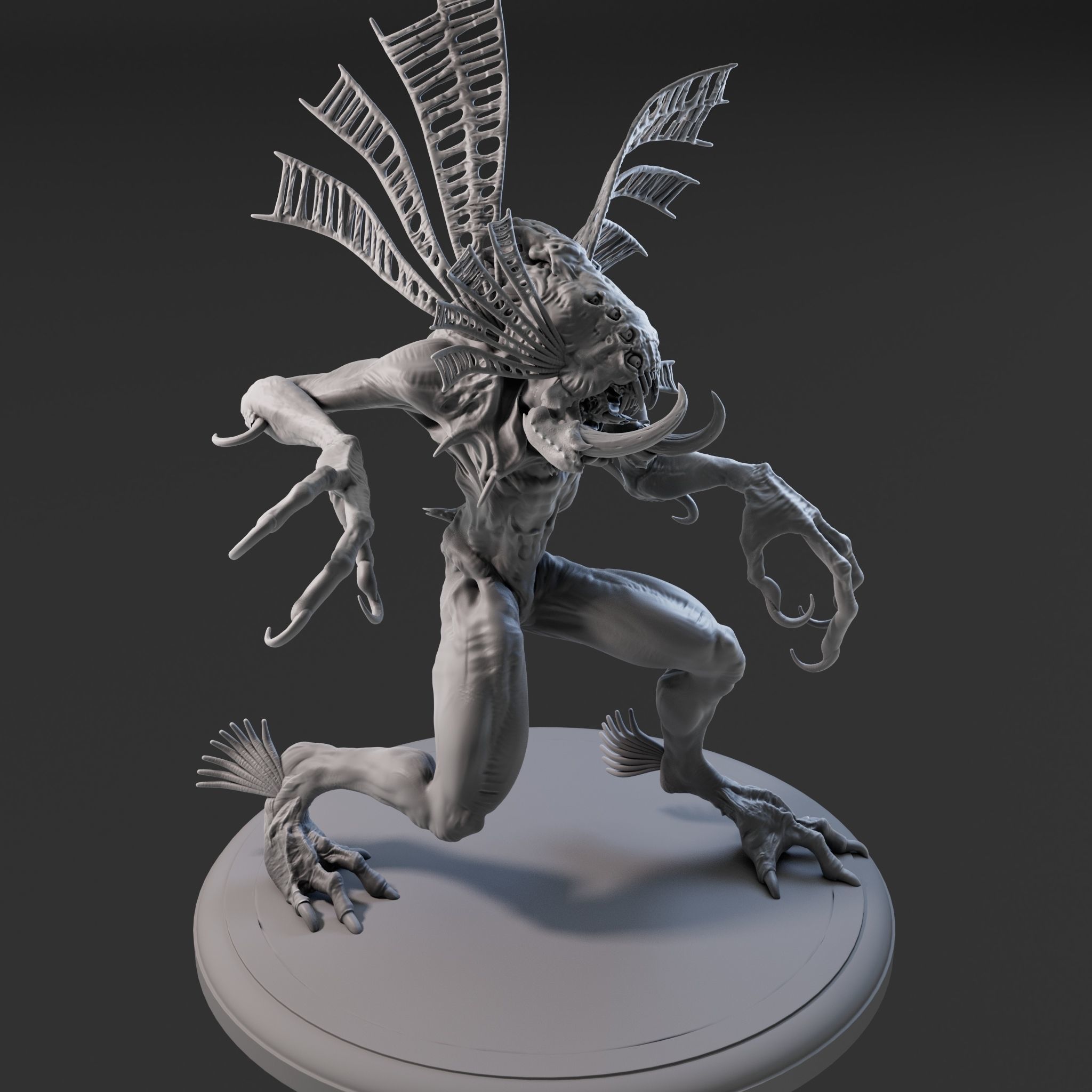 Amphibia High Poly for 3d Print 3D print model_7