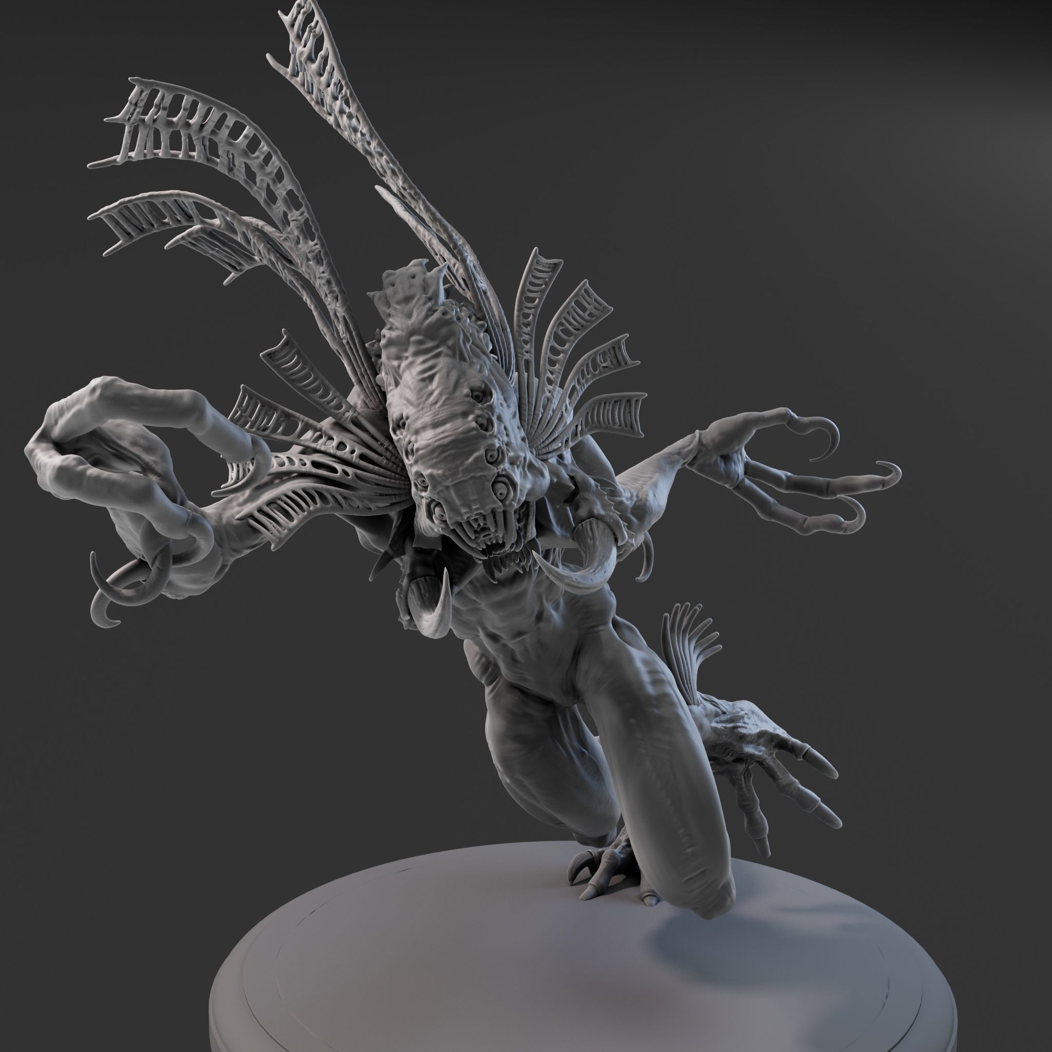 Amphibia High Poly for 3d Print 3D print model_15