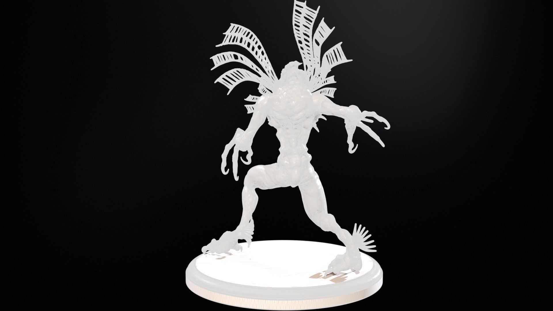 Amphibia High Poly for 3d Print 3D print model_21