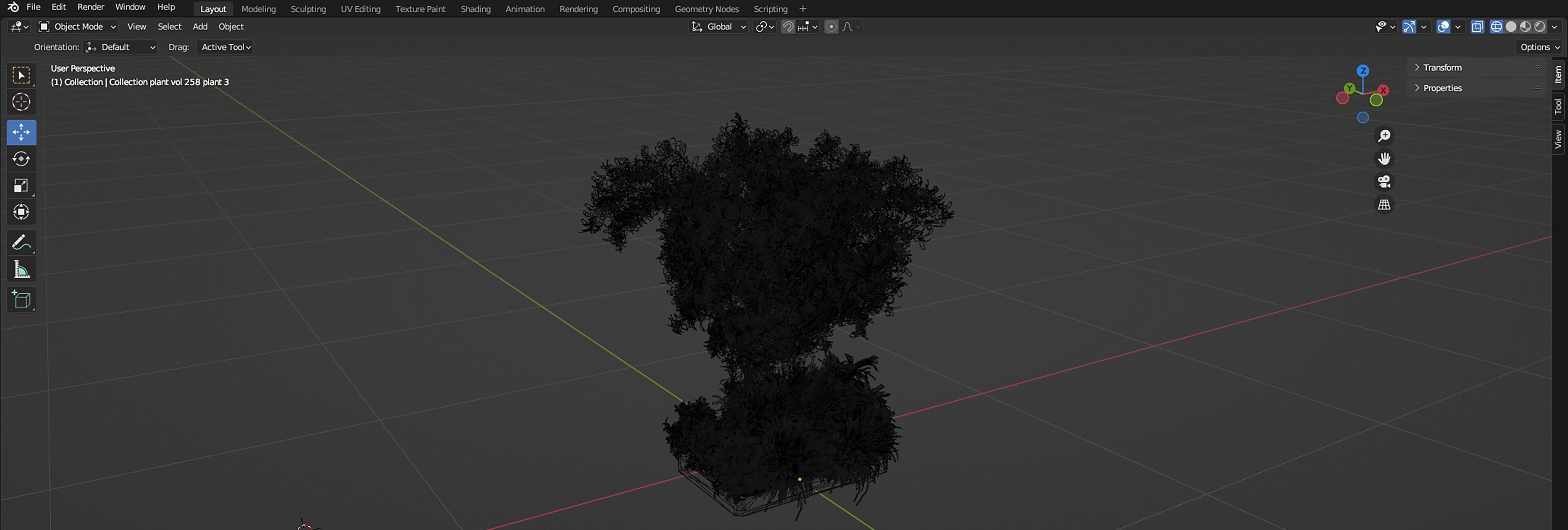 Collection plant vol 258 - blender model  3D model_6