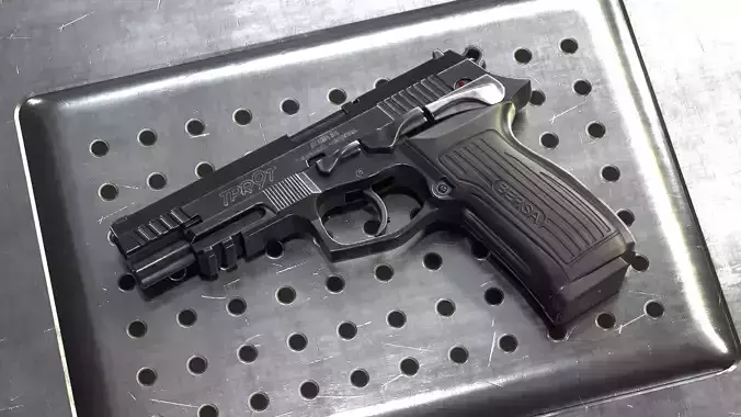 BersaTPR9 Pistol - Game model Low-poly 3D model