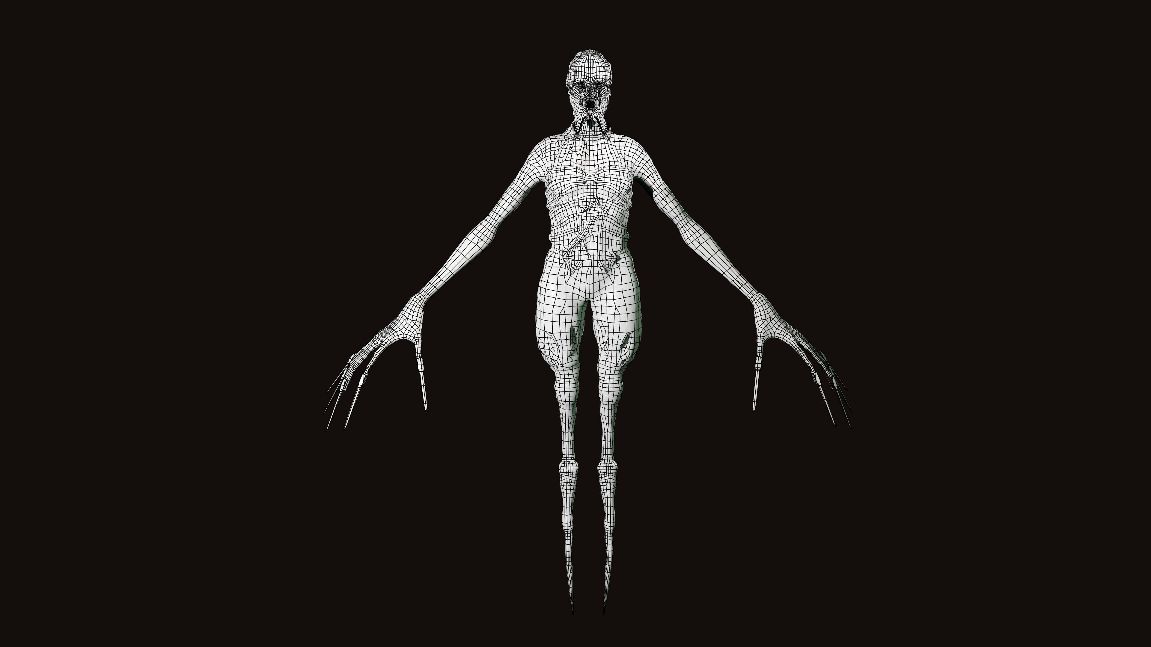 Experiment Low-poly 3D model_11