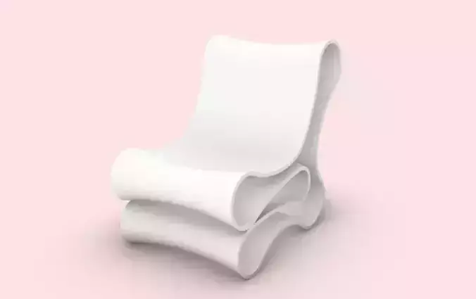 Chair for decoration living room modern interior 3D print model