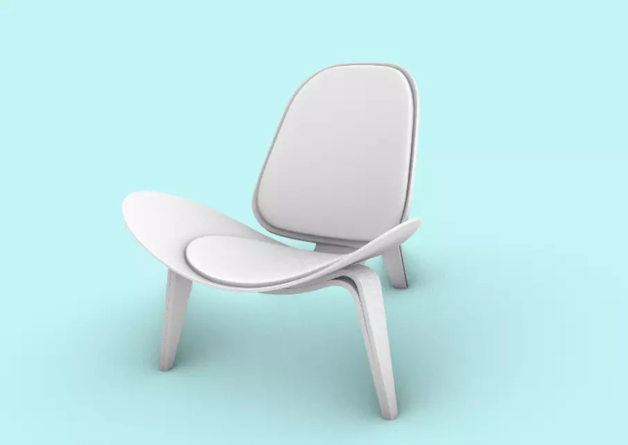 Chair for decoration living room modern interior 3D print model