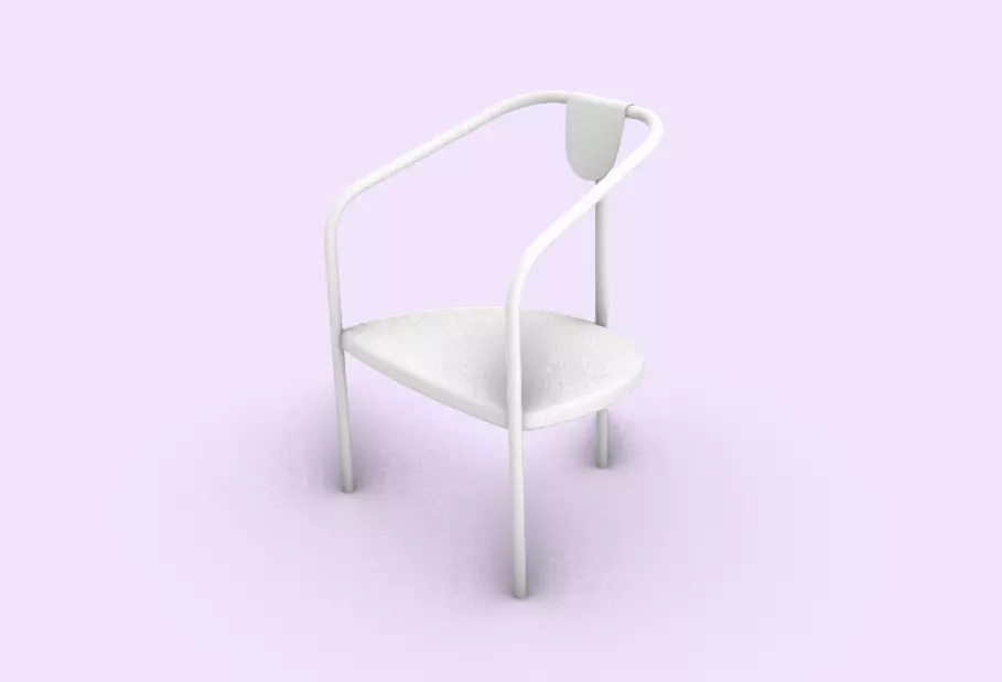 Chair for decoration living room modern interior 3D print model