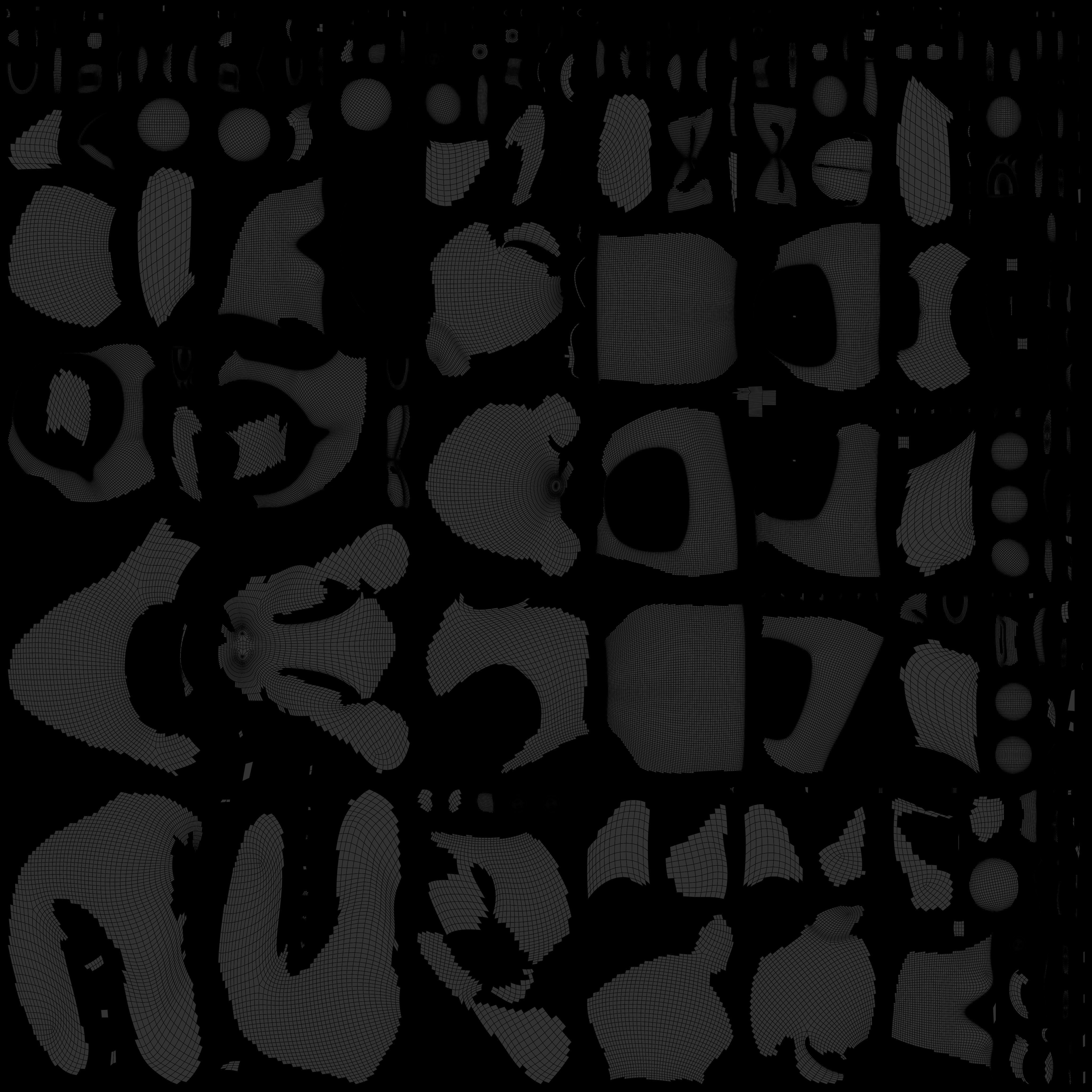 Teddy Bear Toy Brown Stuffed 3D model_28