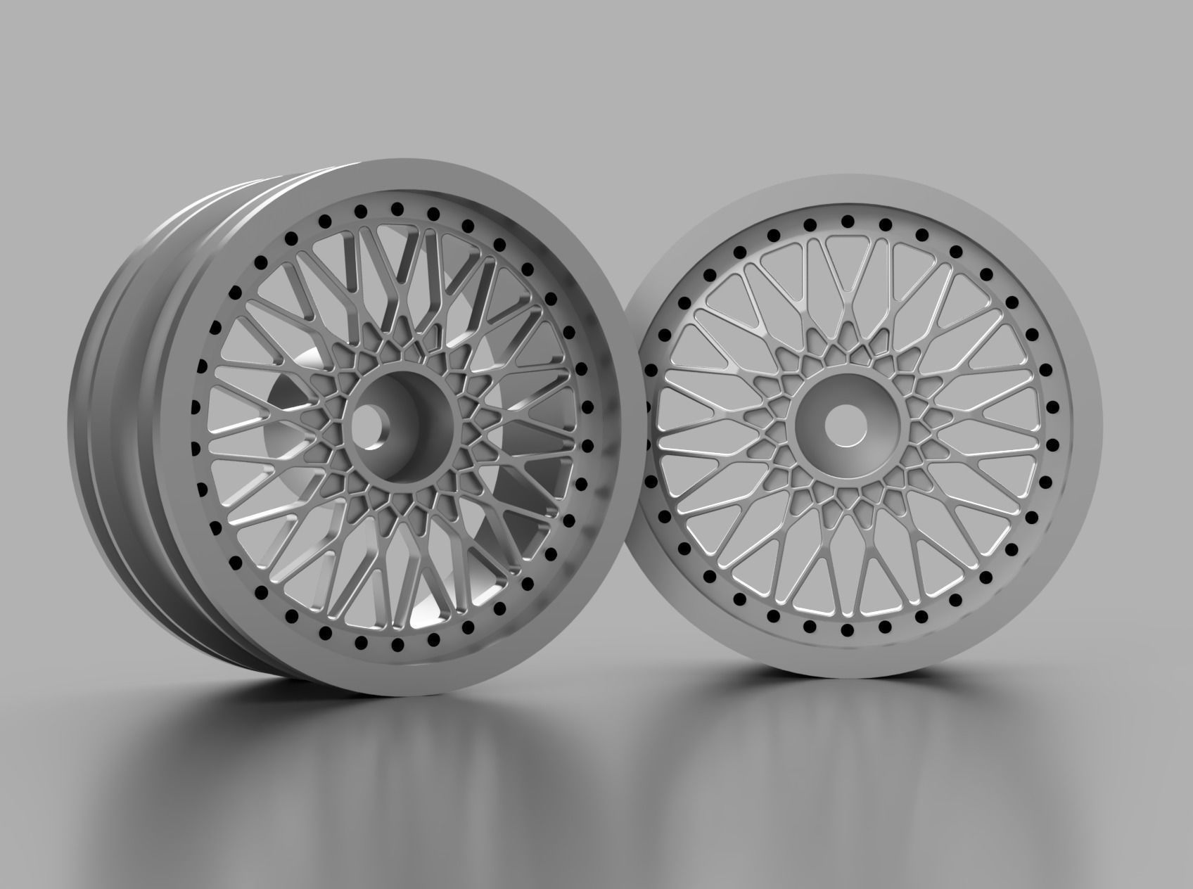 RC Rim BBS RS replica - scale 1-10 3D print model_4