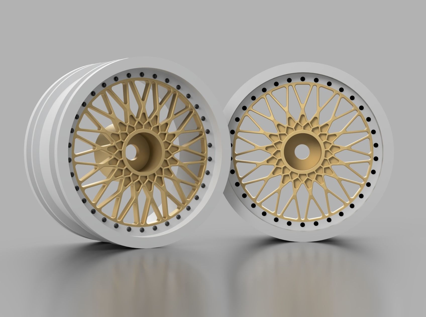 RC Rim BBS RS replica - scale 1-10 3D print model_3