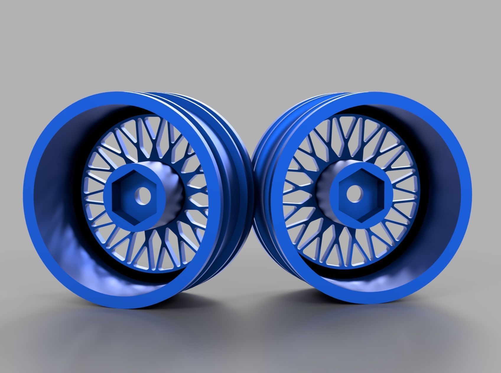 RC Rim BBS RS replica - scale 1-10 3D print model_8