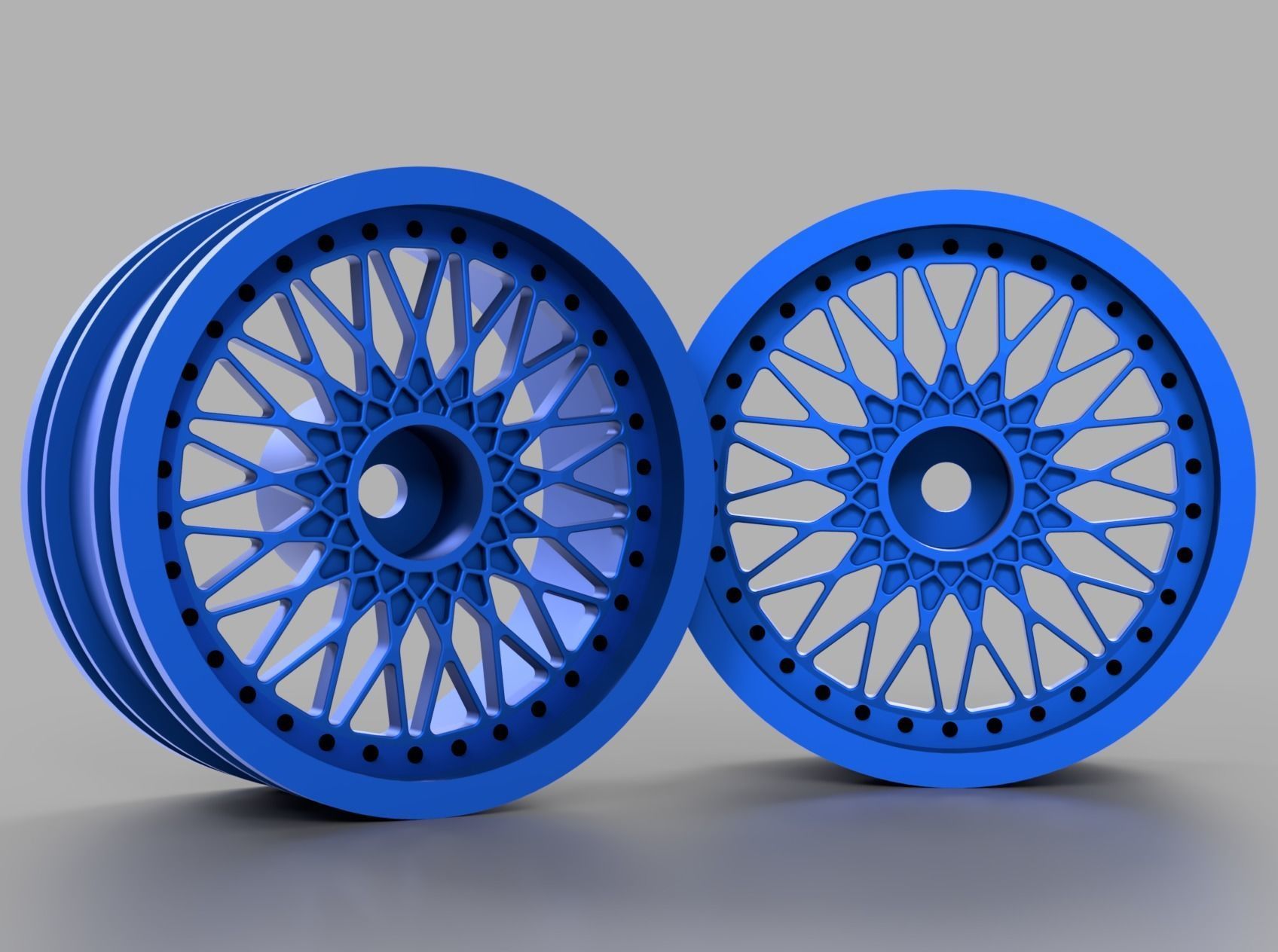 RC Rim BBS RS replica - scale 1-10 3D print model_7