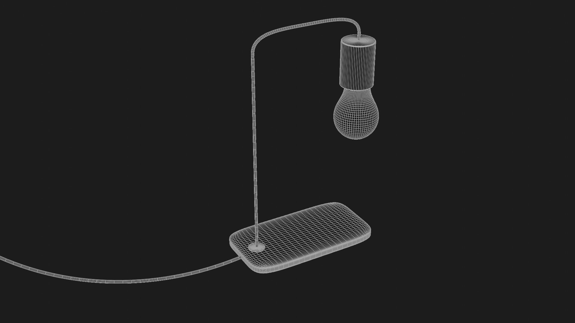 IKEA tvarhand table lamp 3D model_8