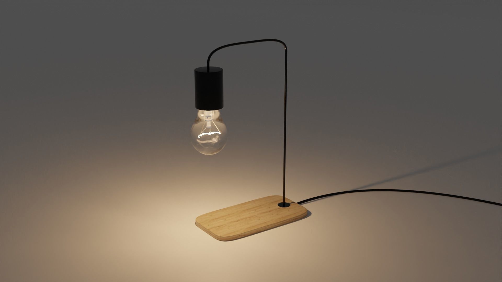 IKEA tvarhand table lamp 3D model_3