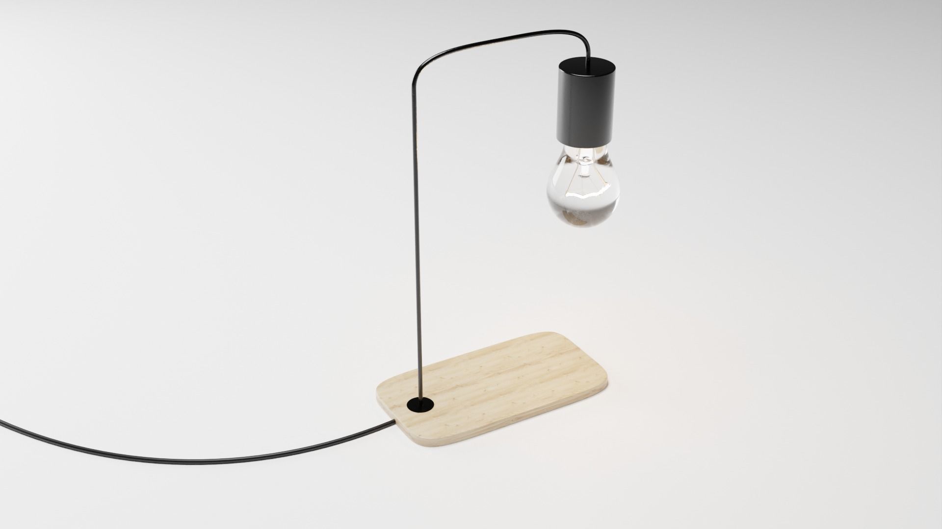 IKEA tvarhand table lamp 3D model_2