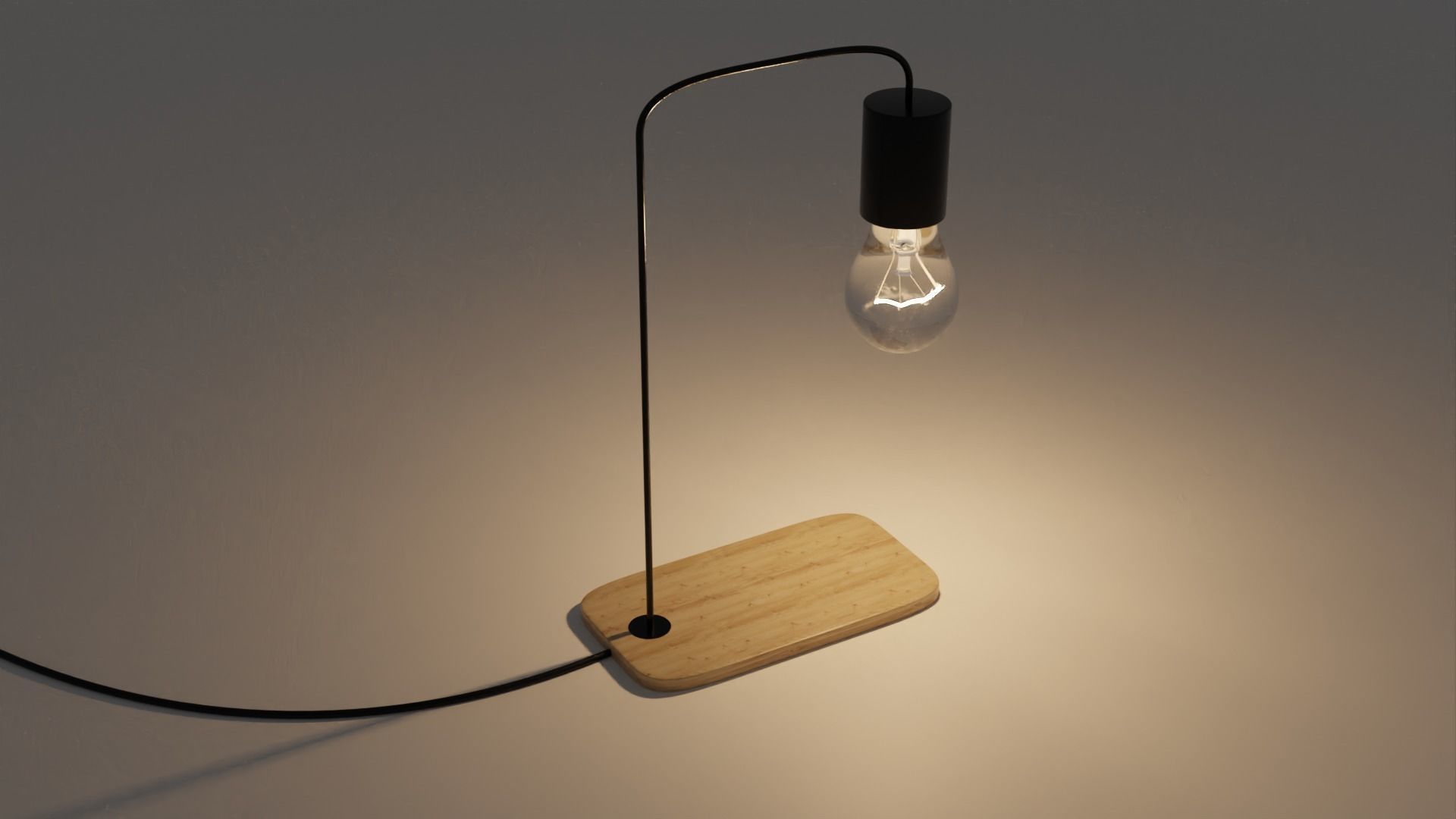 IKEA tvarhand table lamp 3D model_5