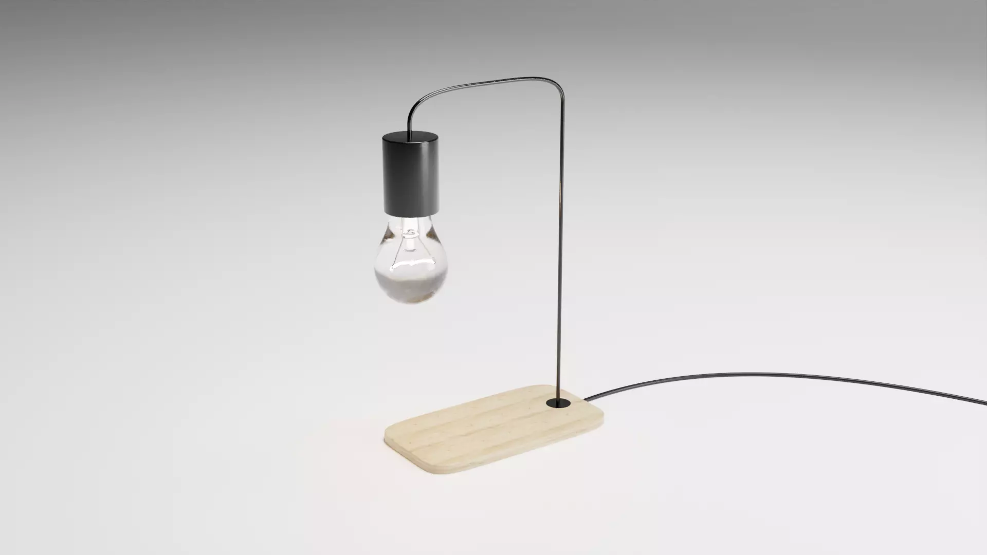 IKEA tvarhand table lamp 3D model_0