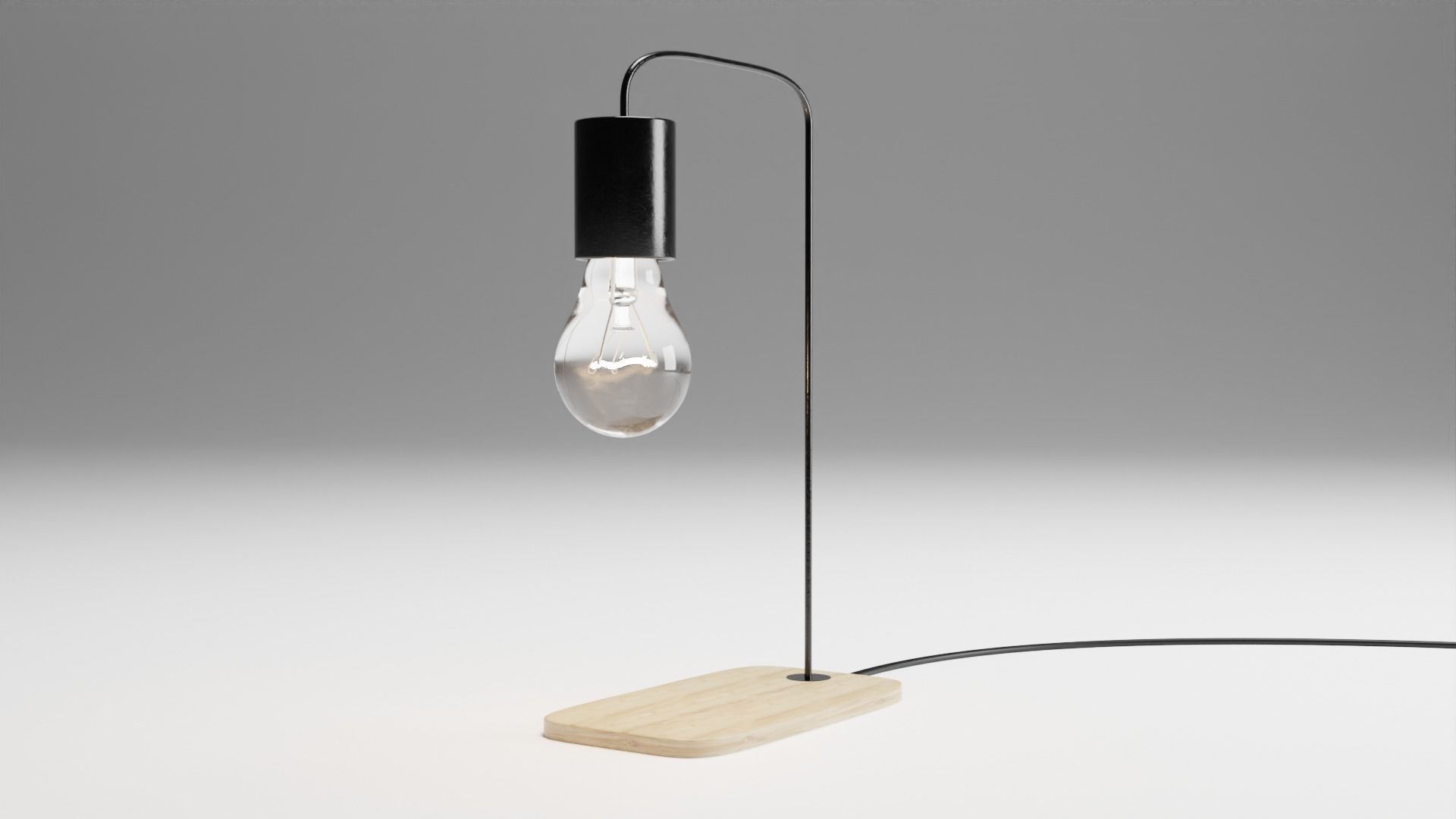 IKEA tvarhand table lamp 3D model_1