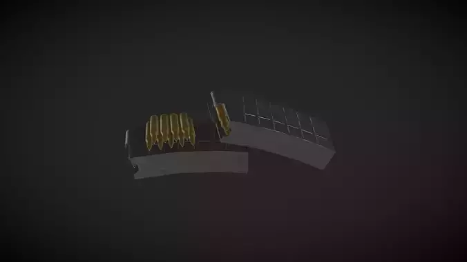 Ammo Pickup Free low-poly 3D model