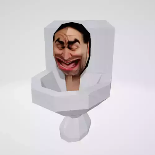 Skibidi Toilet Head Rigged