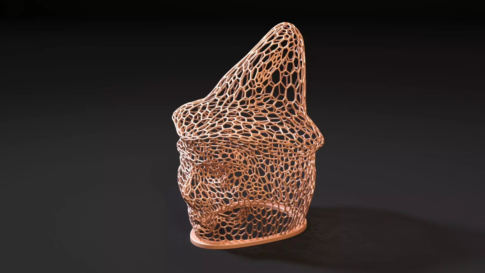 Head scarecrow halloween 3D print model_0