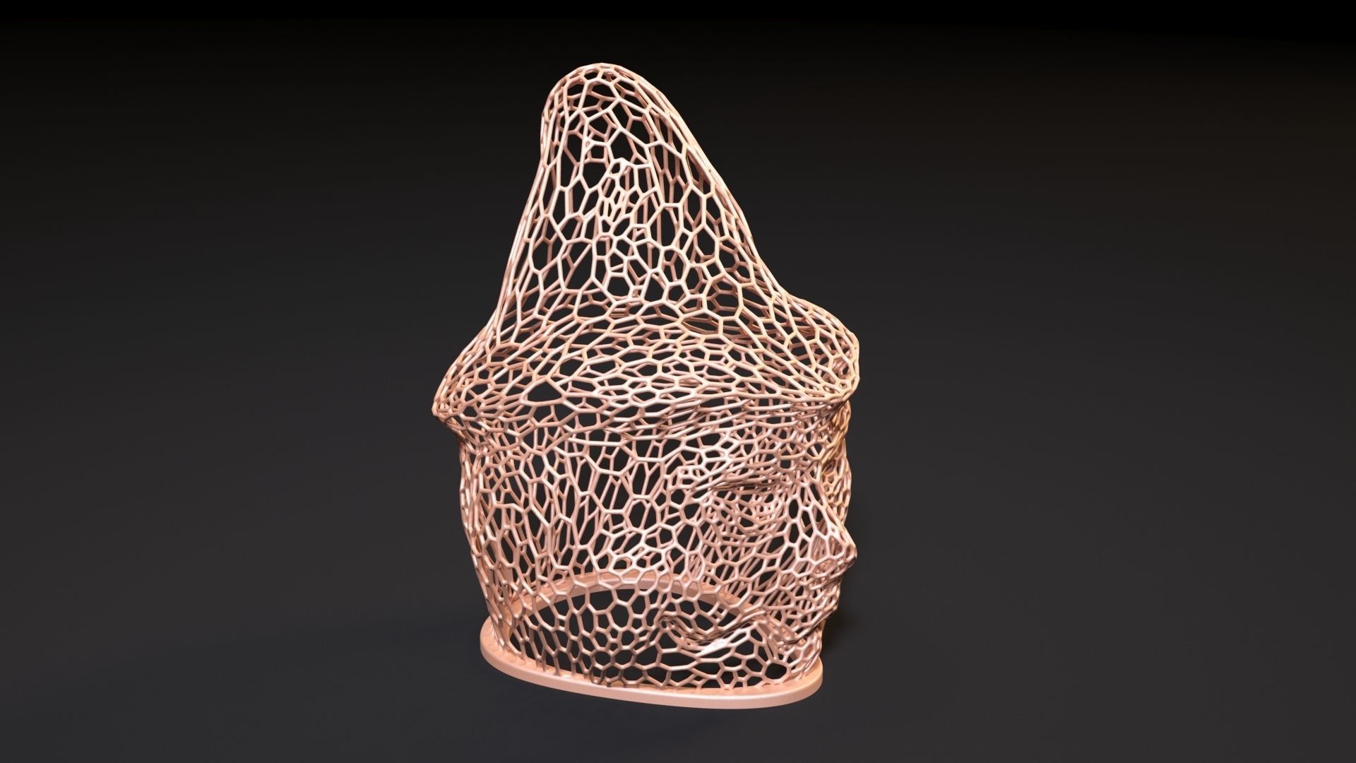 Head scarecrow halloween 3D print model_7