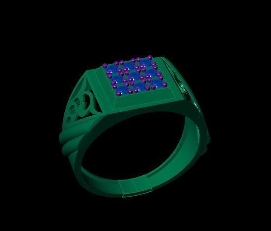 Rings 3D print model_2