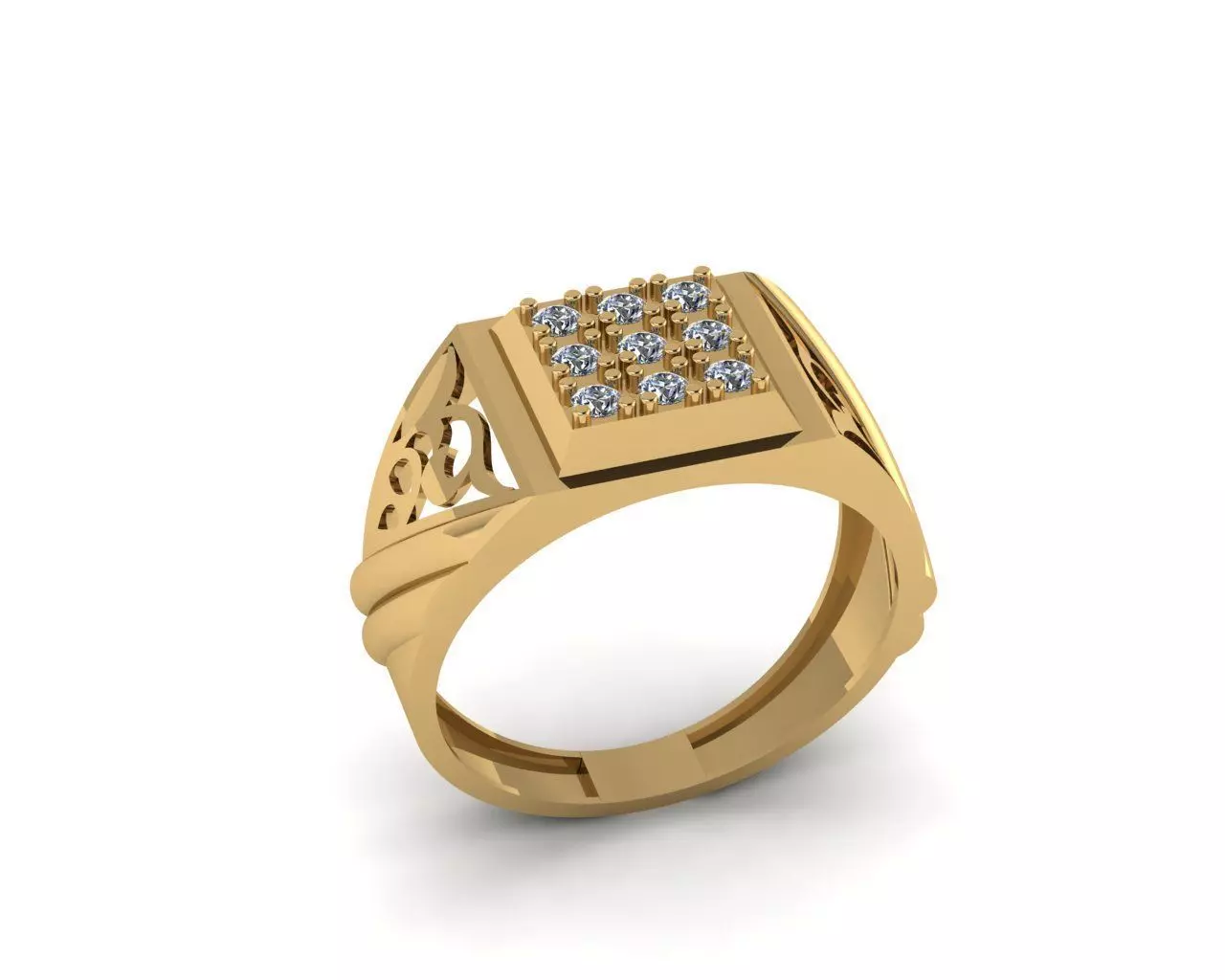 Rings 3D print model_0