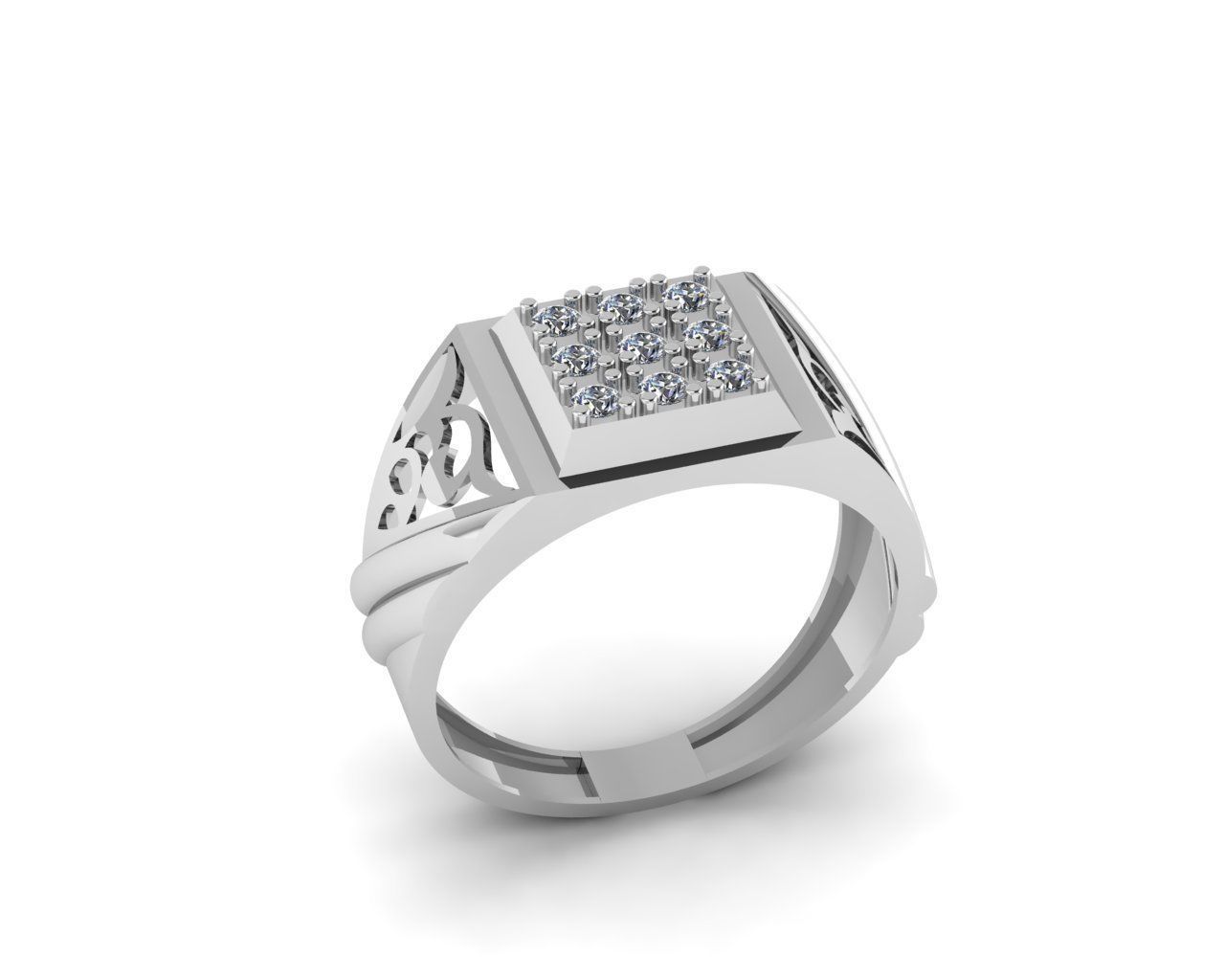 Rings 3D print model_1