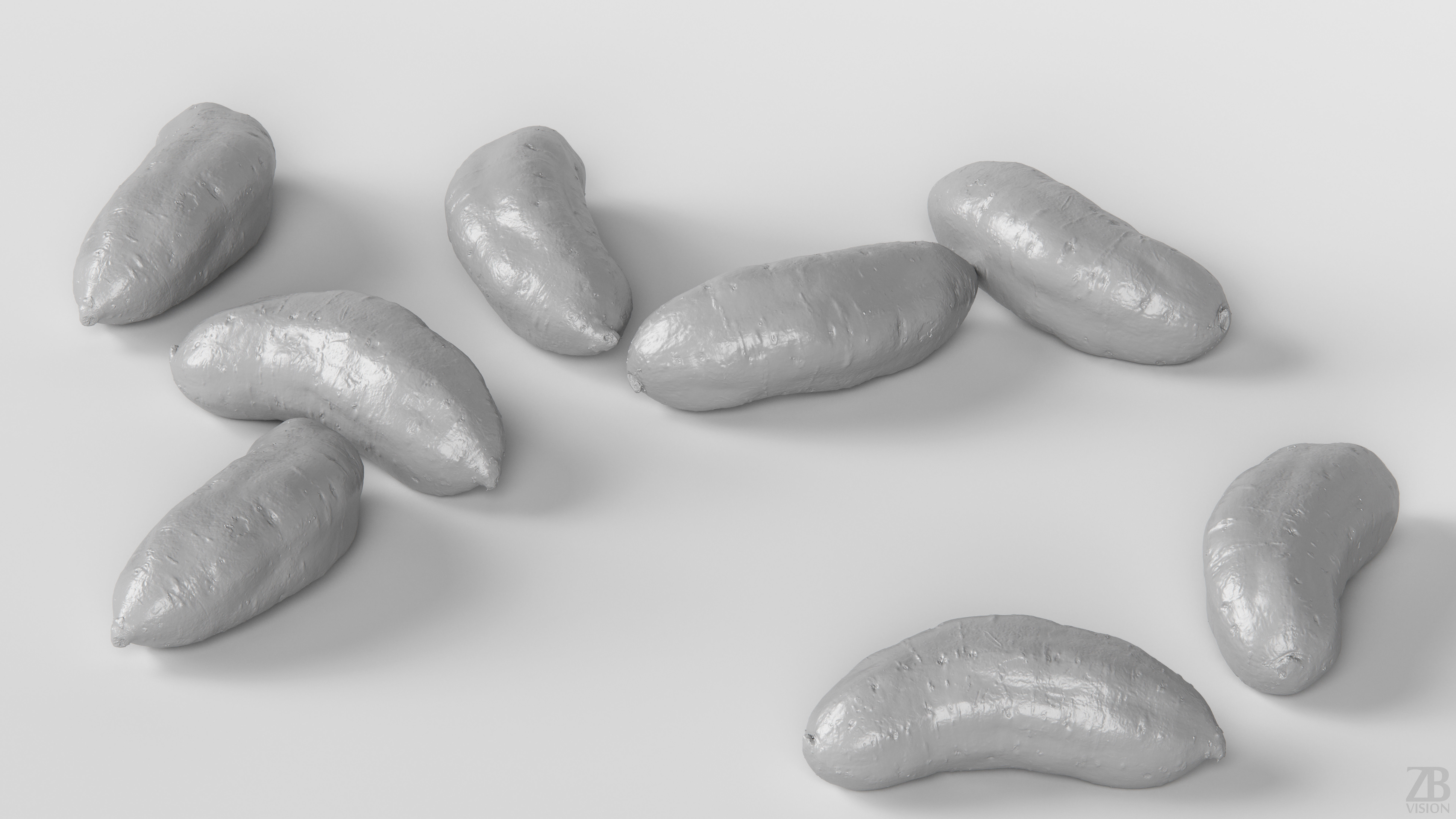 Potato 3D model_3
