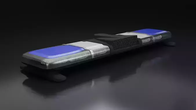 Whelen Cenator Lightbar Low-poly 3D model