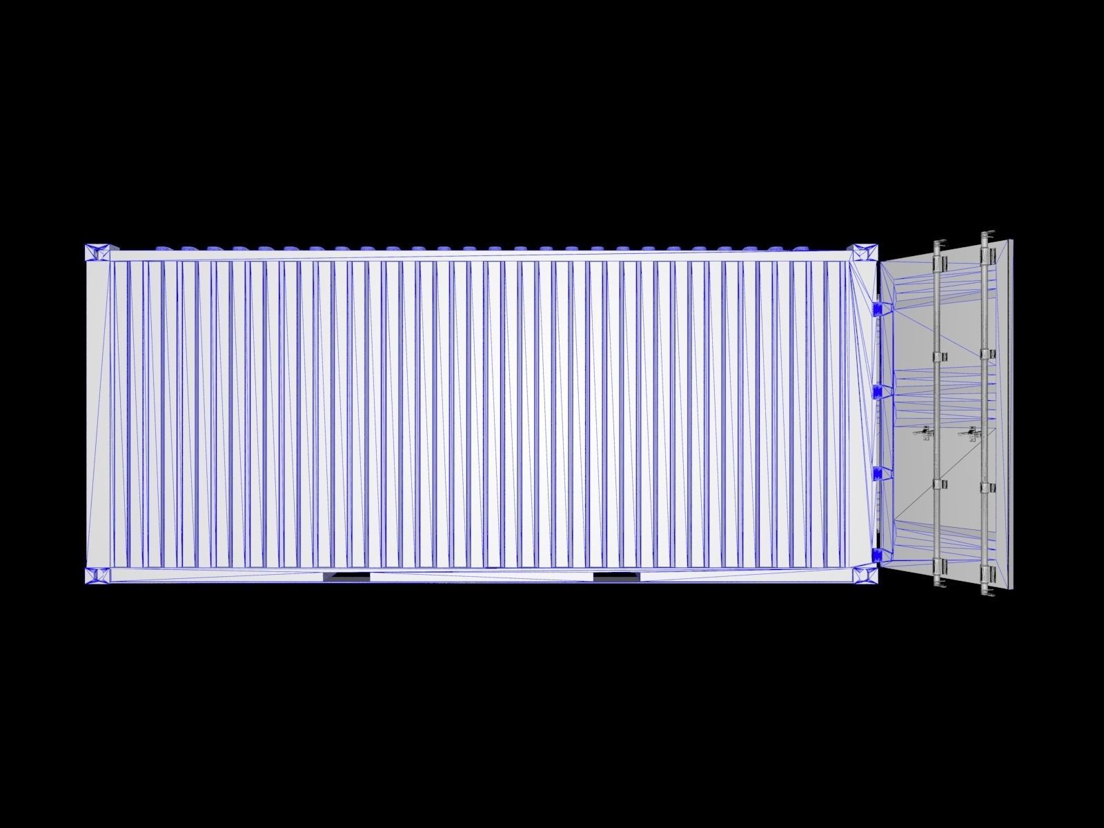 20 feet container 3D model_6