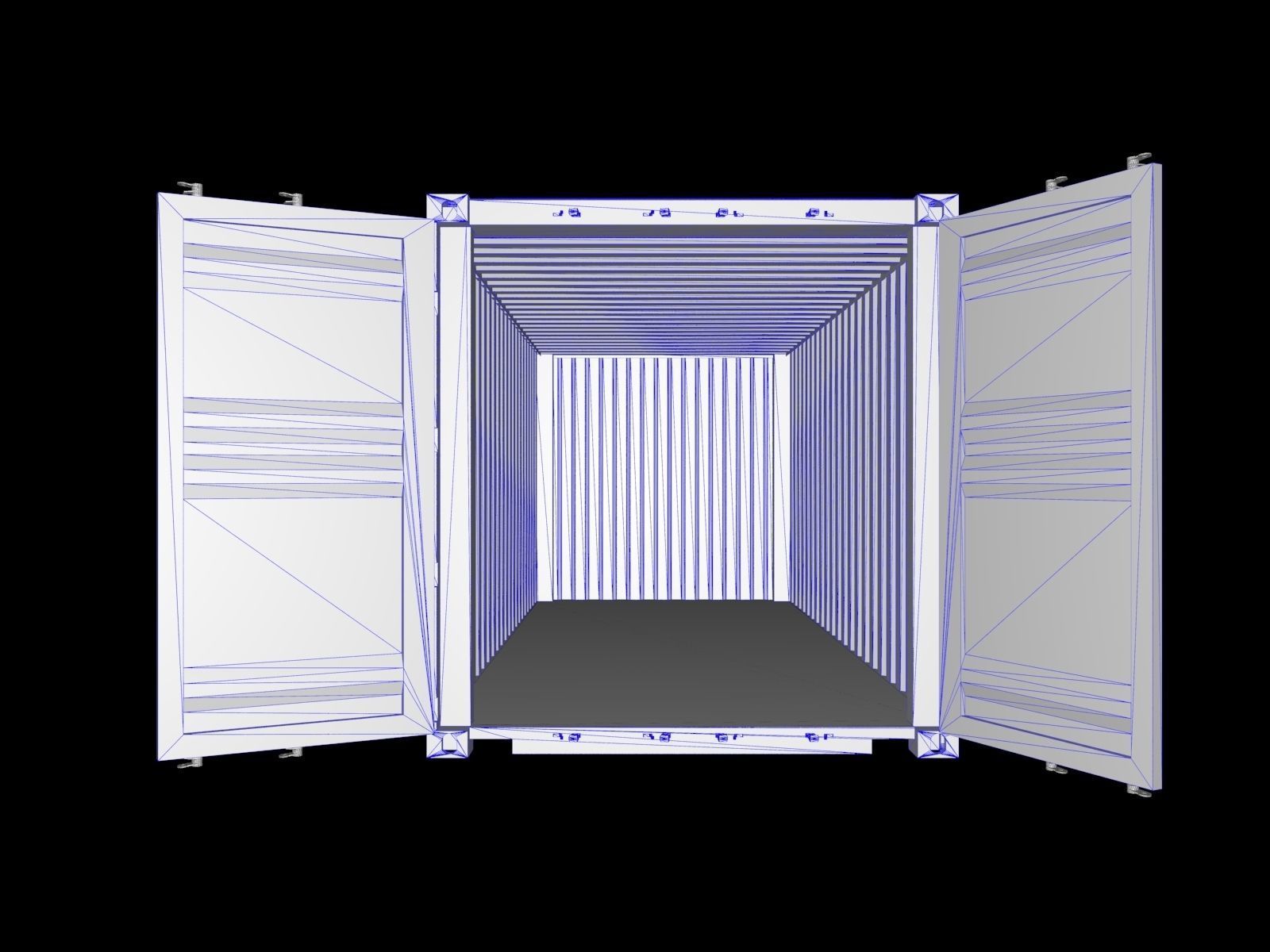 20 feet container 3D model_5