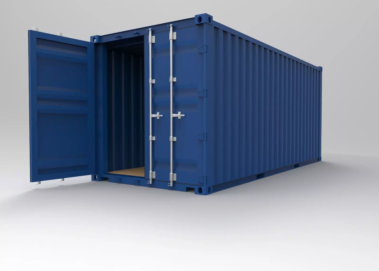 20 feet container 3D model_0