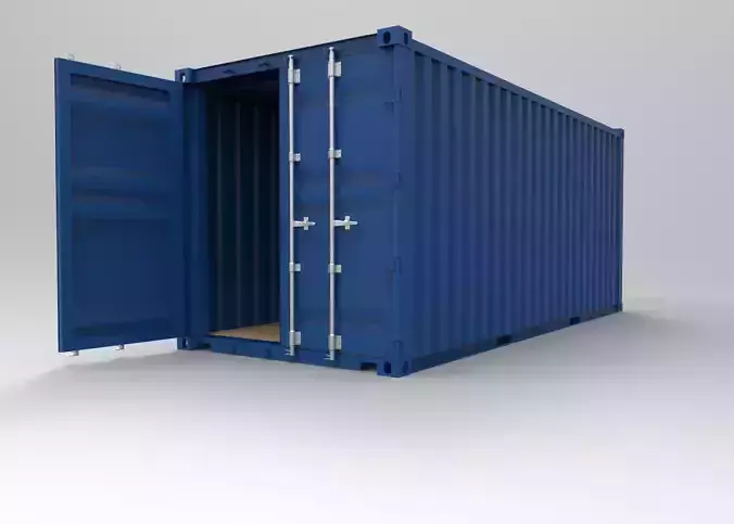 20 feet container 3D model